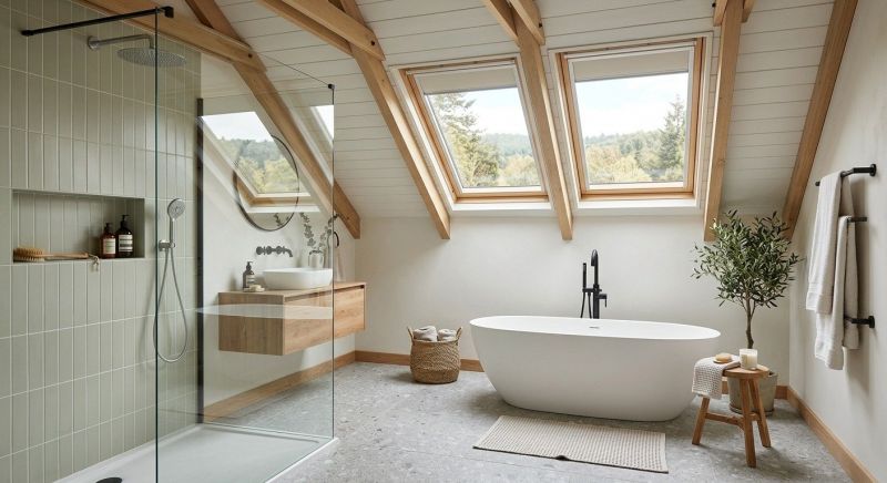 Attic Bathroom Remodeling in Portage County, OH
