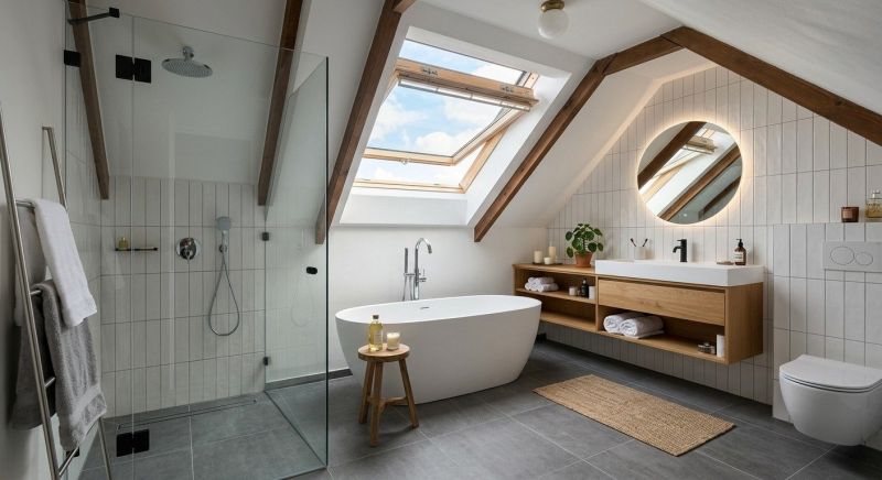 Attic Bathroom Remodeling in Portage County, OH