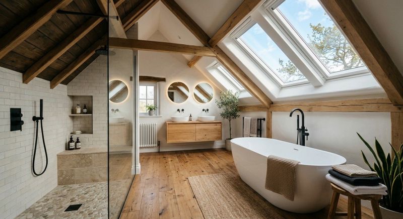 Attic Bathroom Remodeling in Portage County, OH