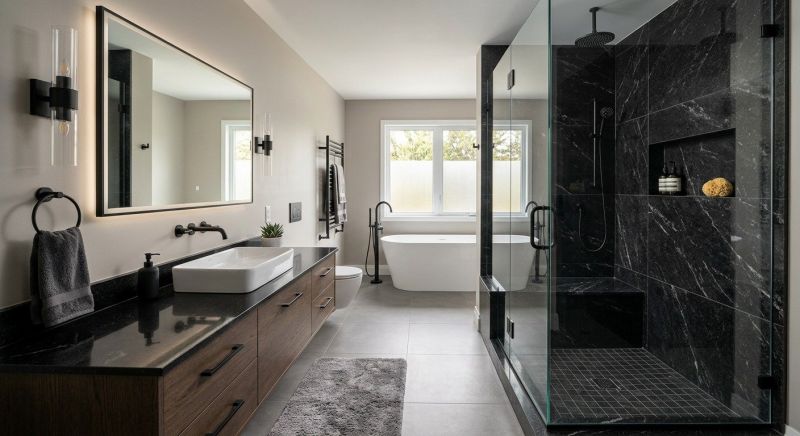 Granite Shower Installation in Portage County, OH